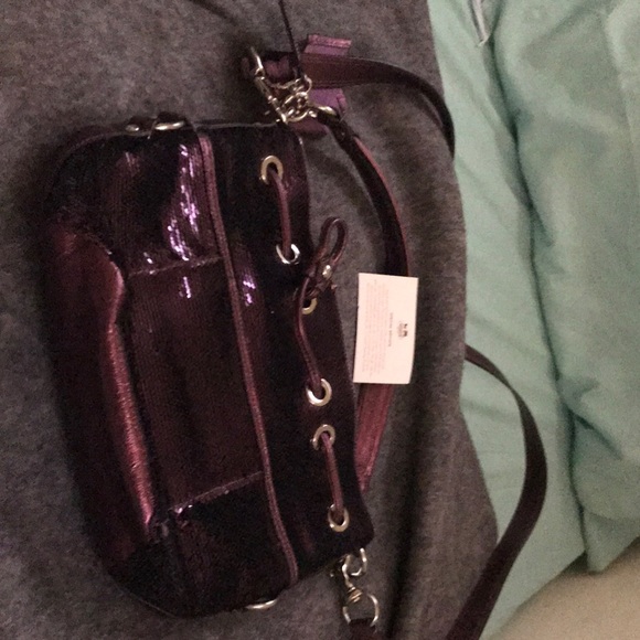 Coach Handbags - Coach limited edition purple sequin poppy handbag